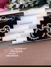 AD Diamond Rose Gold And Silver Fancy Earrings 2 Wholesalers In Delhi
